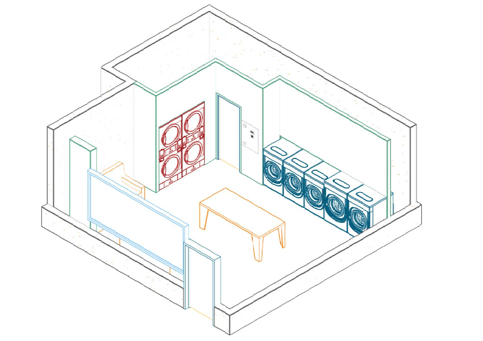 IPSO Laundry 3D View Service